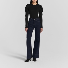 Justina Rib-Knit Top