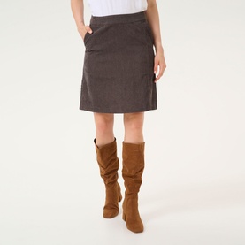 Vera Corduroy Mid-Rise Skirt