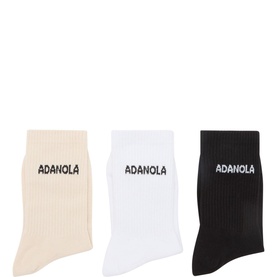 Three-Pack Logo Socks