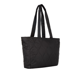 Quilted Nylon Tote Bag