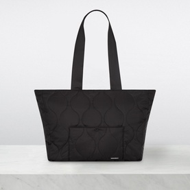 Quilted Nylon Tote Bag