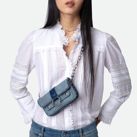 Kate Denim Wallet Clutch Bag