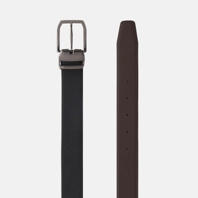 Reversible Textured Leather Belt