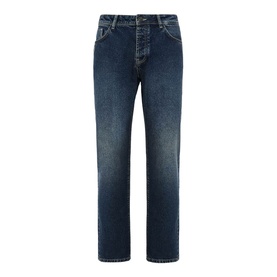 Stretch Straight-Leg Jeans