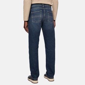 Stretch Straight-Leg Jeans
