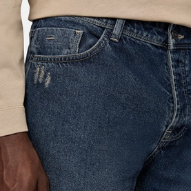 Stretch Straight-Leg Jeans