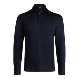 Logo Long-Sleeved Polo Shirt