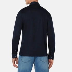 Logo Long-Sleeved Polo Shirt