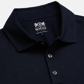 Logo Long-Sleeved Polo Shirt