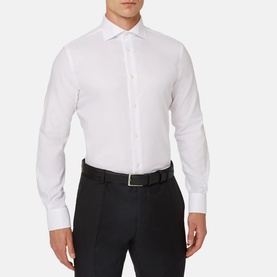 Dobby Non-Iron Single Cuff Shirt