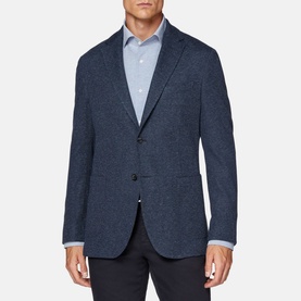 Micro Structure Single-Breasted Jacket