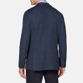 Micro Structure Single-Breasted Jacket