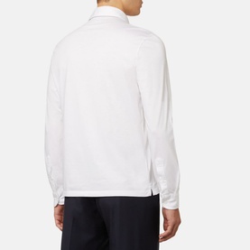 Logo Long-Sleeved Polo Shirt