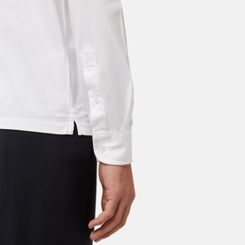 Logo Long-Sleeved Polo Shirt