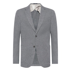 Micro Structure Single-Breasted Jacket