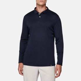 High Performance Long-Sleeved Polo Shirt