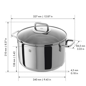 Quadro Five-Piece Cookware Set