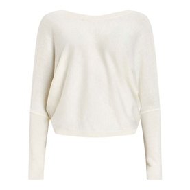 Julieana Cropped Wool Wrap Sweater