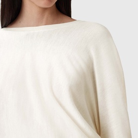 Julieana Cropped Wool Wrap Sweater