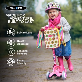 Mini Micro Foldable LED Scooter