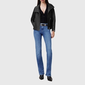Haldan Mid-Rise Slim Bootcut Jeans