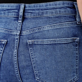 Haldan Mid-Rise Slim Bootcut Jeans