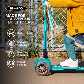 Mini Micro Foldable LED Scooter