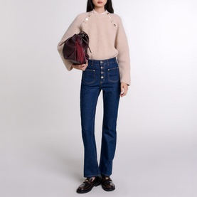 Mid-Rise Straight-Leg Jeans