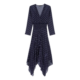 Asymmetrical Logo Dress