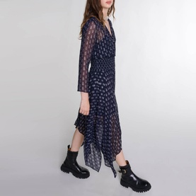 Asymmetrical Logo Dress
