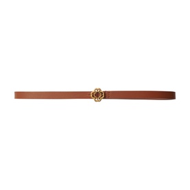 Narrow Smooth Leather Belt