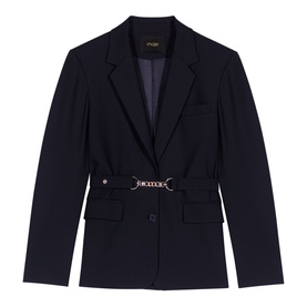 Chain Single-Breasted Blazer