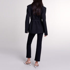 Chain Single-Breasted Blazer