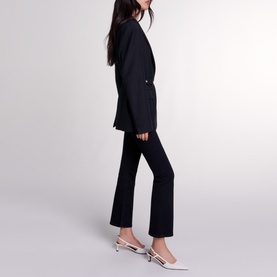 Chain Single-Breasted Blazer