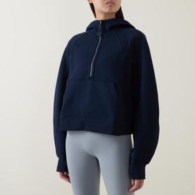 Scuba Oversized Half-Zip Hoodie