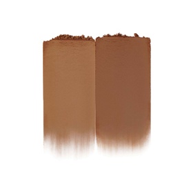 Victoria Beckham Beauty Matte Bronzing Brick bronzer duo shown as powder swatches in warm tan and deep brown shades