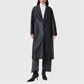 Aire Leather Coat