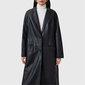 Aire Leather Coat