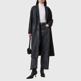 Aire Leather Coat