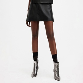 Renai Leather Mini Skirt