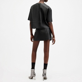 Renai Leather Mini Skirt