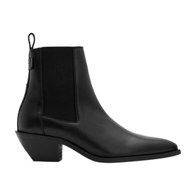 Fox Leather Heeled Boots