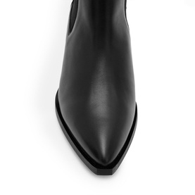 Fox Leather Heeled Boots