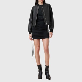 Orten Leather Bomber Jacket
