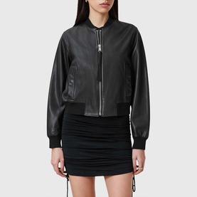 Orten Leather Bomber Jacket