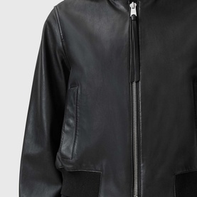 Orten Leather Bomber Jacket
