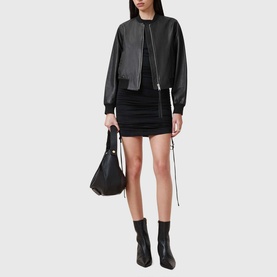 Orten Leather Bomber Jacket