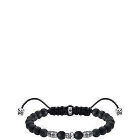 Adjustable Skull Beaded Bracelet