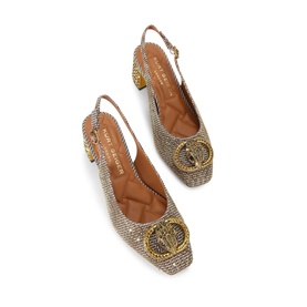 Chelsea Slingback Block Heels
