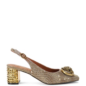 Chelsea Slingback Block Heels